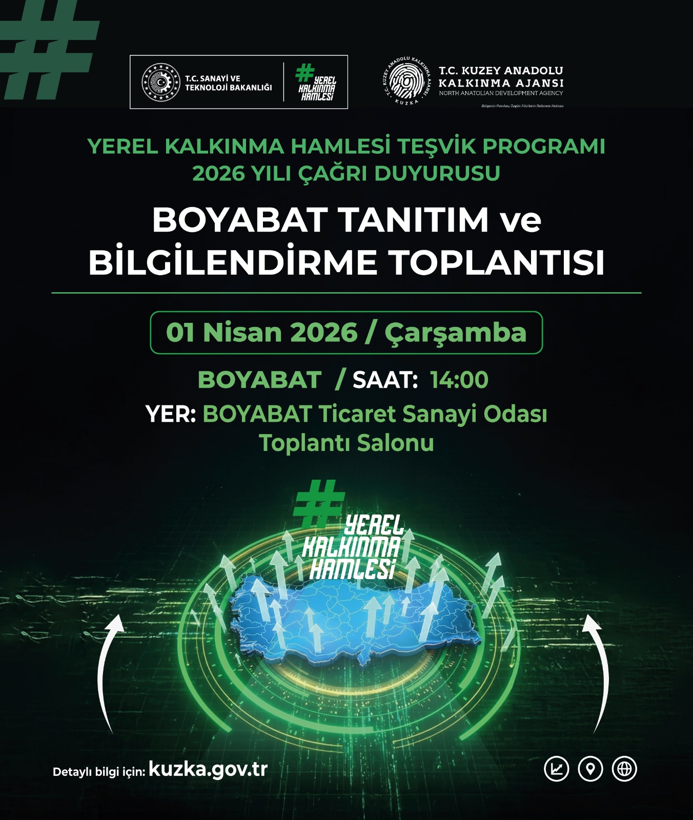 YEREL KALKINMA HAMLESİ TEŞVİK PROGRAMI 2026 BİLGİLENDİRME TOPLANTISI