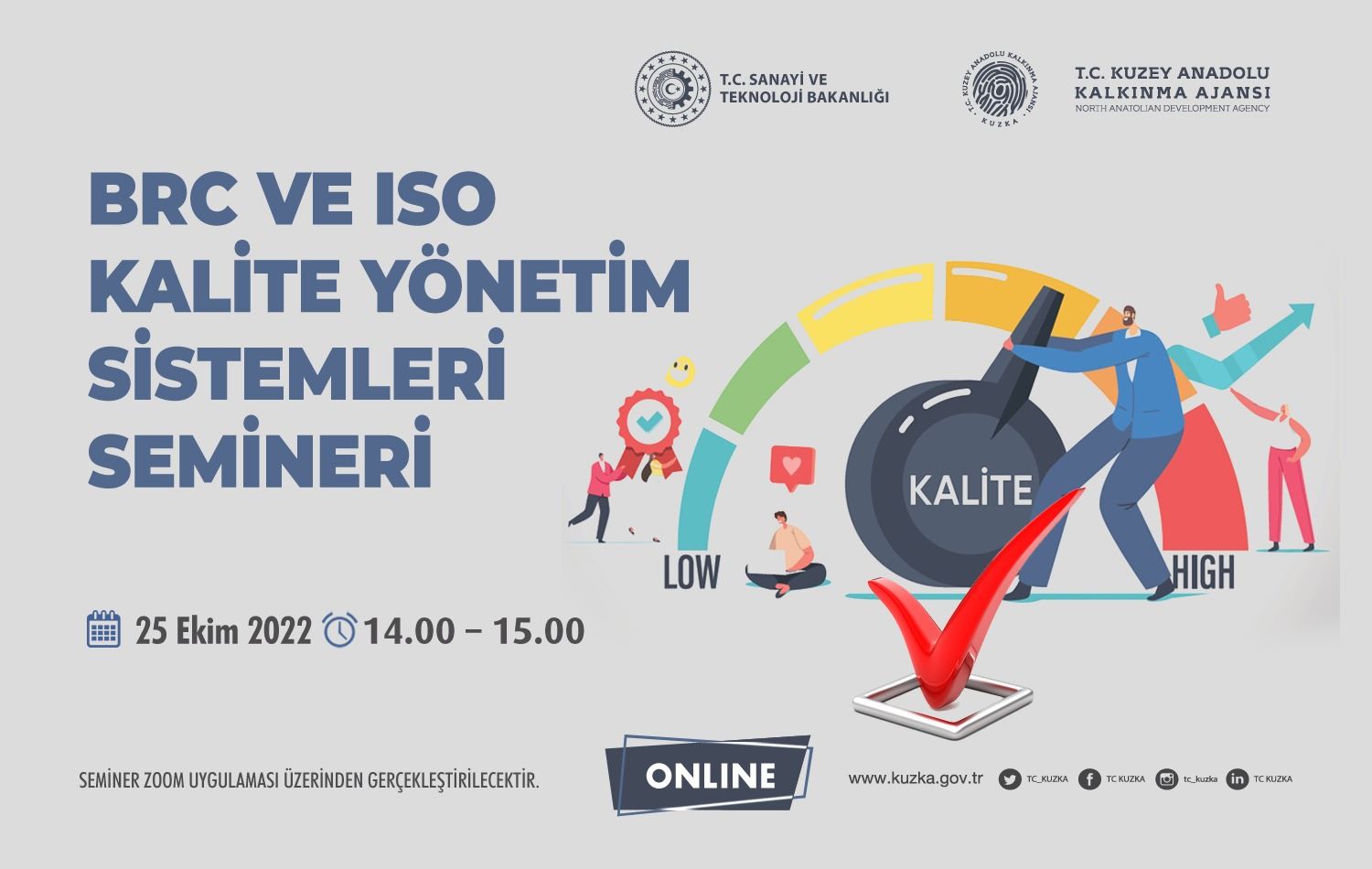 BRC ve ISO Kalite Yönetim Sistemleri Semineri
