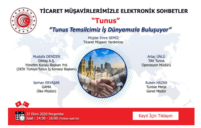 Ticaret Müşavirliklerimizle Elektronik Sohbetler - Tunus
