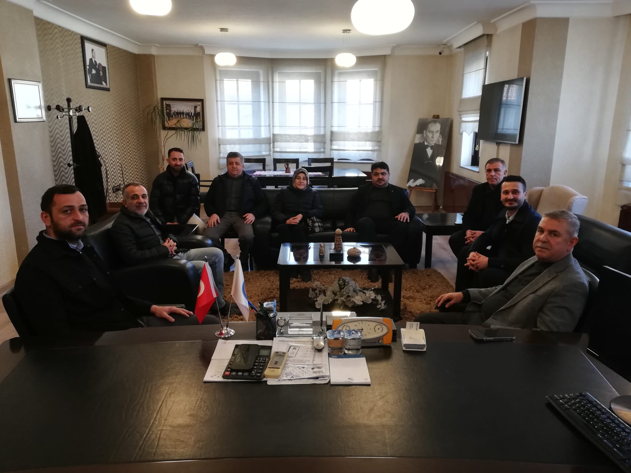 Ak Parti Sinop Milletvekili Sn. Nazım Maviş Odamızı ziyaret etti.