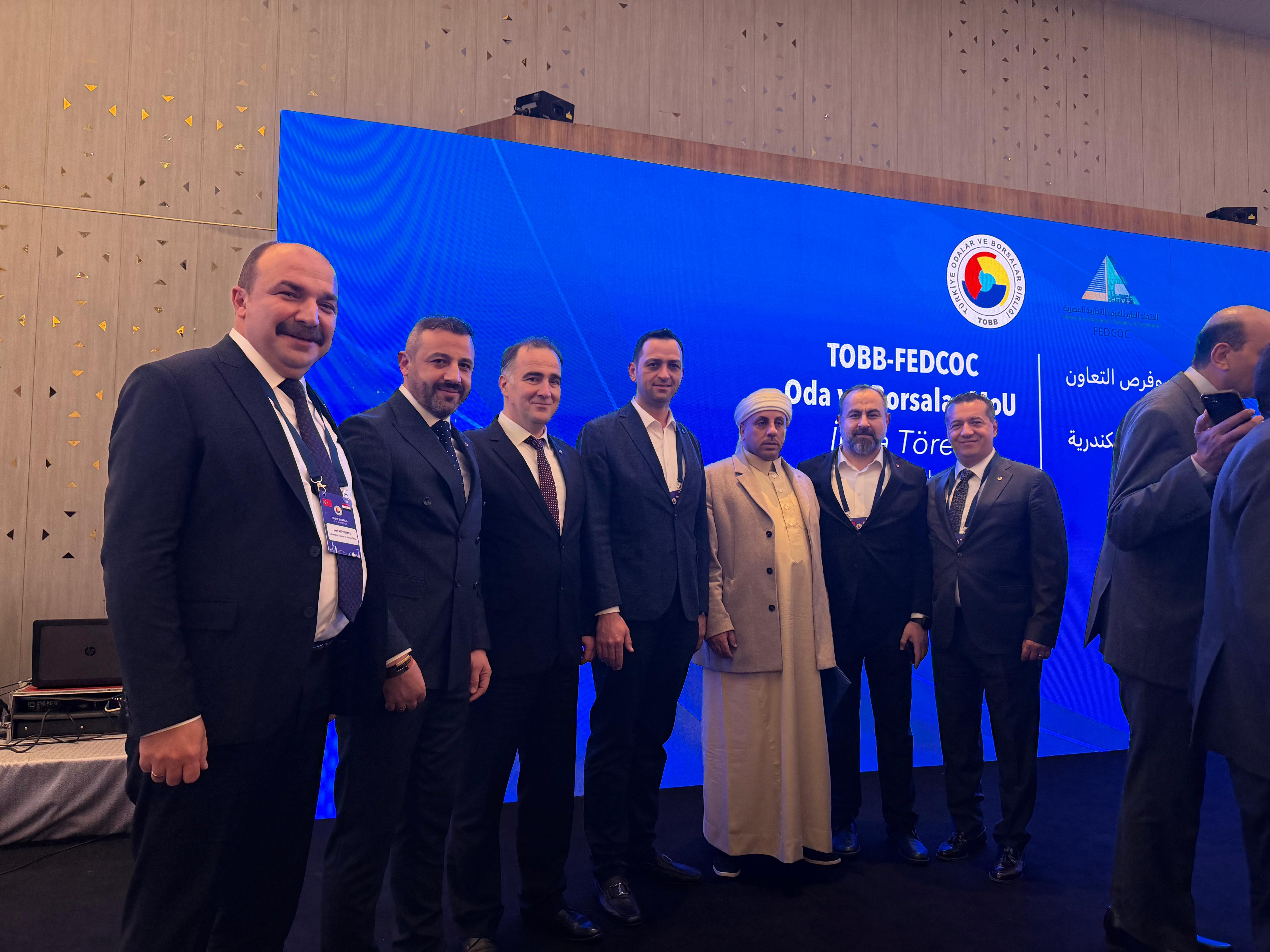 Başkan Abdullah Genç Türkiye–Mısır Oda ve Borsalar İş Birliği Forumuna katıldı