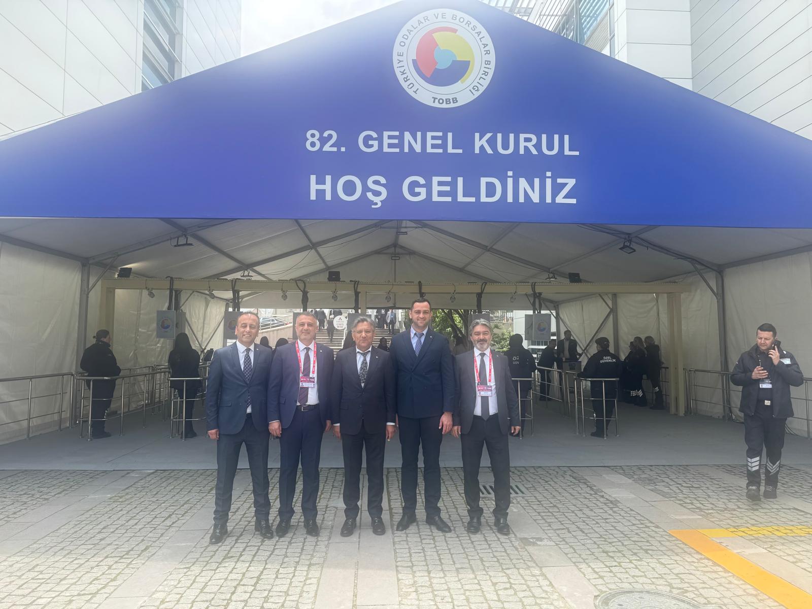 Başkanımız Abdullah Genç TOBB 82. Mali Genel Kurulu'na katıldı