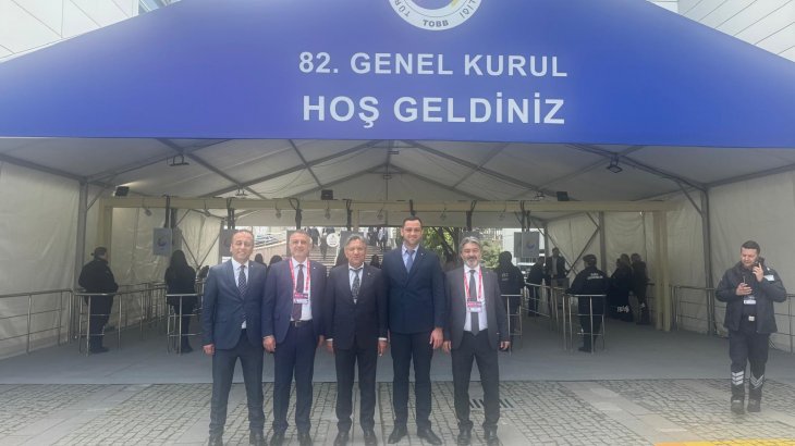 Başkanımız Abdullah Genç TOBB 82. Mali Genel Kurulu'na katıldı