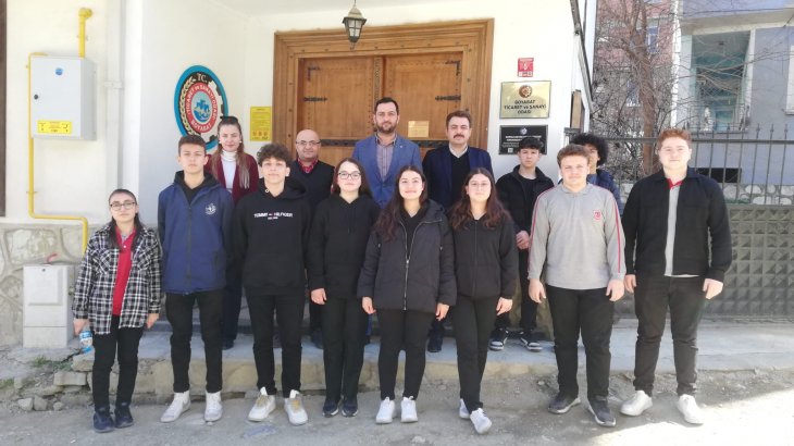Boyabat Şehit Ersoy Gürsu Anadolu Lisesi girişimcilik kulübü öğrencilerinden Odamıza ziyaret