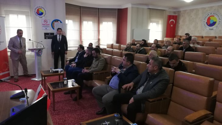 Odamızda Sanayi Sicil Belgesi Belgesi (SBS) Bilgilendirme Toplantısı yapıldı.